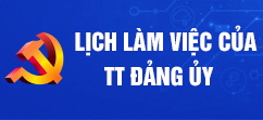 Lịch làm việc của TT Đảng ủy 