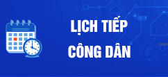 Lịch tiếp công dân 