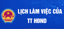 Lịch làm việc của HDND